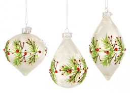 [B0937582] 12x Pendaglio Vt Branch Bianco Ass3