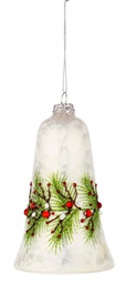 [B0937586] 12x Pendaglio Vt Branch Bianco Campana L