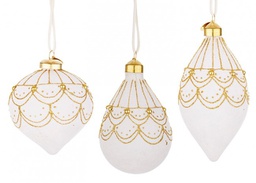 [B0937739] 12x Pendaglio Vt Letizia Bianco Ass3