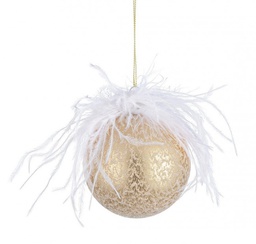 [B0927430] 12x Pendaglio Vt Plumette Oro D80