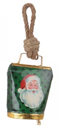 [B0936661] 12x Pendaglio Wendi Campana Babbo Verde