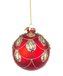[B0937470] 12x Sfera Vt Decorum Rosso D80