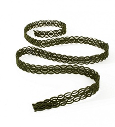 [B0901306] 12x String Decor Feltro Verde 150Cm