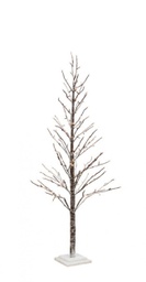 [B0918433] 2x Albero Glad Innevato H150