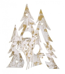 [B0914203] 2x P. Candela 2P Hope Albero Metal Oro