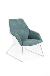 [OM/451/AM]  Poltrona in polipropilene acquamarina 85 cm x 74 cm H. 86 cm