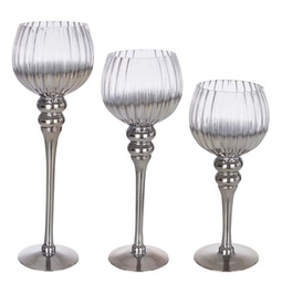 [B0936410] 2x Set3 P.Candela 1P Mellow Calice Argento