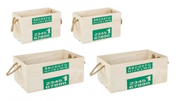 [B0111080] 2x Set4 Cassettina Alpha Verde
