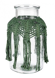 [B0347232] 2x Vaso Peruvian Cil Verde H25
