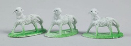 [048397] 3 Pecore Cm.6 In Blister decorazione di Natale