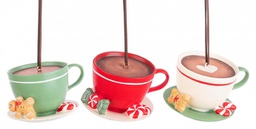 [B0939581] 3x Pendaglio Bistrot Tazza 10,8X6,5H Ass3