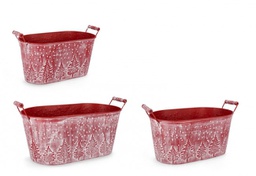 [B0970874] 3x Set3 C.Vaso Chilly Ov Rosso