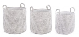 [B0212982] 3x Set3 P.Oggetti Lexi To Grigio