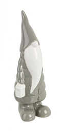 [B0915997] 4x Babbo Natale Collyn Grigio S