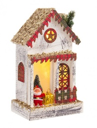 [B0935108] 4x Casa Wood 72444 Bianco C