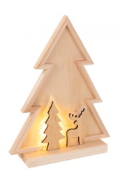 [B0938985] 4x Decorazione Pino Flip Stand C