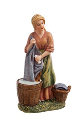 [B0915081] 4x Figura Presepe Lavandaia H16