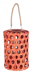 [B0141136] 4x Lanterna Esagono Arancio M