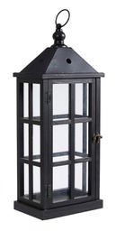 [B0140758] 4x Lanterna Wood Nero H55