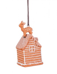 [B0939571] 4x Pendaglio Gingerbread Casa C