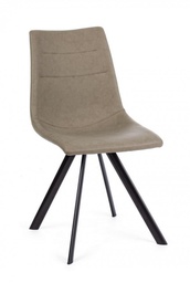 [B0733015] 4x Sedia Alva Pu Tortora  
