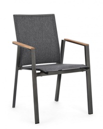 [B0663378] 4x Sedia C-Br Cameron Antracite Gk52