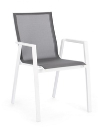 [B0663336] 4x Sedia C-Br Krion Bianco Jx11