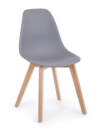 [B0733427] 4x Sedia System Grigio  
