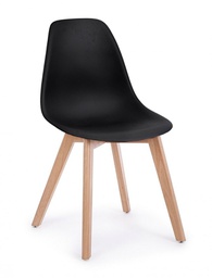 [B0733425] 4x Sedia System Nero  