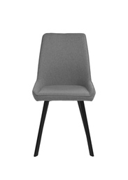 [OM/407/SGS] 4x Sedia in microfibra grigio scuro 48x60x87h cm
