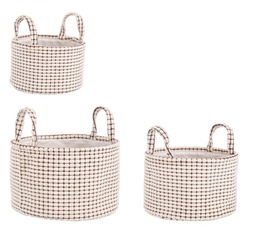 [B0219056] 4x Set3 Cesta 2M Nicky To Bianco