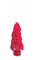 [B0928056] 6x Abete Velvet Rosso H40