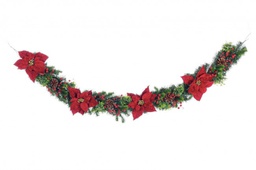 [B0929717] 6x Boa Classical Poinsettia Rosso H180