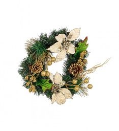 [B0938878] 6x Corona Kyle Poinsettia Champagne D35