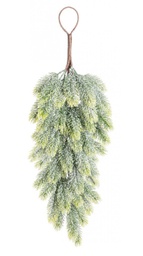 [B0971320] 6x Decor.  Lauryn Verde Innevato Goccia