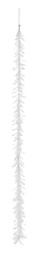 [B0927210] 6x Ghirlanda Piume Bianco H150