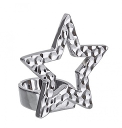 [B0915964] 6x P.Candela Brandy Star Argento