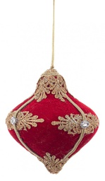 [B0939222] 6x Pendaglio Colyn Trottola Rosso