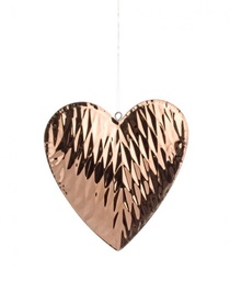 [B0912423] 6x Pendaglio Placcato Cuore Rame M