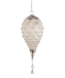 [B0971694] 6x Pendaglio Vt Fascinate Pigna Bianco D110