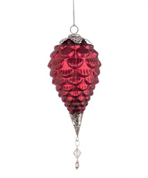 [B0971698] 6x Pendaglio Vt Fascinate Pigna Rosso D110