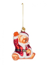[B0970342] 6x Pendaglio Vt Village Orso Rosso