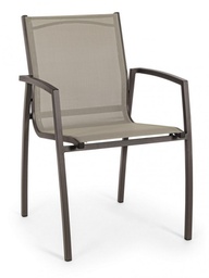 [B0662938] 6x Sedia C-Br Hilla Coffee Yk14