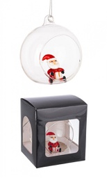 [B0937356] 6x Sfera Aperta Vt Yule Babbo C