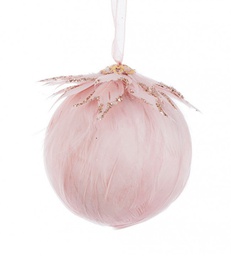 [B0936090] 6x Sfera Karol Piume Rosa D70