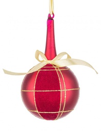 [B0970719] 6x Sfera Vt Velvety Rosso D80 H14,8