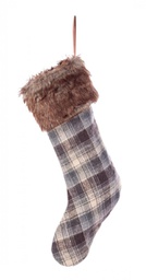 [B0939800] 8x Calza Alfred Marrone 25X45H