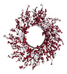 [B0932870] 8x Corona Bessy Bacche Rosso Ghiacciato D35