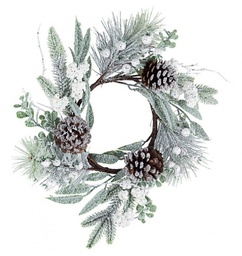 [B0932819] 8x Corona Johann Bacche Bianco C