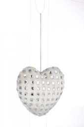 [B0922607] 8x Pendaglio Cuore Cristallo L